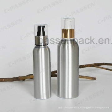 Silver Cosmetic Cream embalagem garrafa com Luxo Lotion Dispenser (PPC-ACB-056)